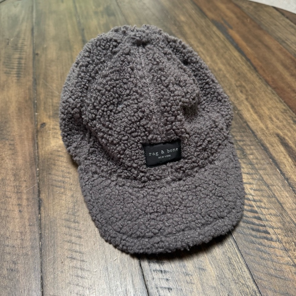 Rag & Bone | Addison Faux Sherling Hat - Picture 2 of 7